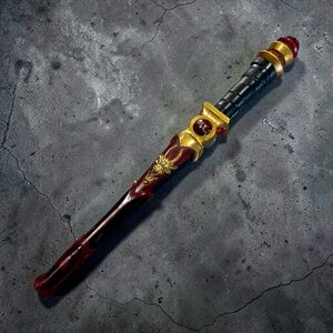 Kids Dragon-Themed Roleplay Sword Toy - Red and Gold
